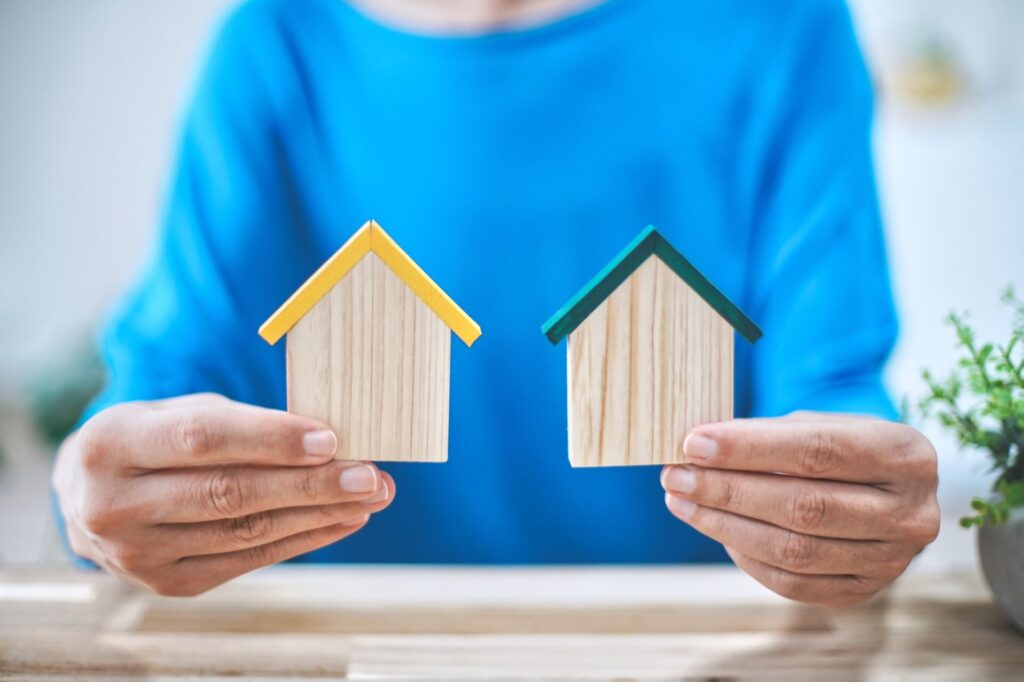 家の性能を比較するイメージ